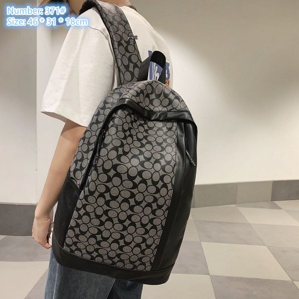 Factory wholesale men shoulder bag 3 colors outdoor sports and leisure soft leather backpack college wind polka dot student bags printed fashion backpacks, Brown-371#
Factory wholesale men shoulder bag 3 colors outdoor sports and leisure soft leather backpack college wind polka dot student bags printed fashion backpacks, Brown-371#