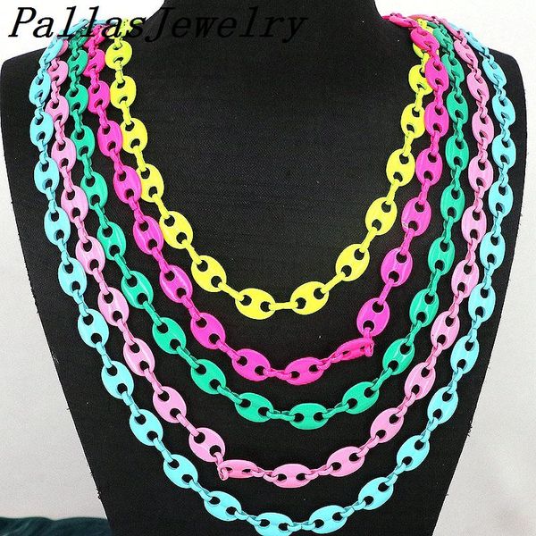 necklaces 5pcs enamel color coffee bean beads link chains fashion jewelry women bracelet necklace adjustable, Silver
necklaces 5pcs enamel color coffee bean beads link chains fashion jewelry women bracelet necklace adjustable, Silver