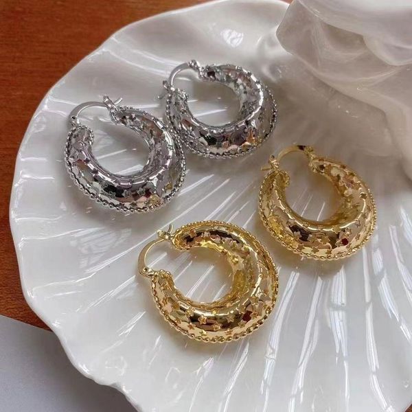 huggie 5 pairs new trendy hollow gold silver copper round earrings for women girls classic fashion hip hop jewelry, Golden;silver
huggie 5 pairs new trendy hollow gold silver copper round earrings for women girls classic fashion hip hop jewelry, Golden;silver