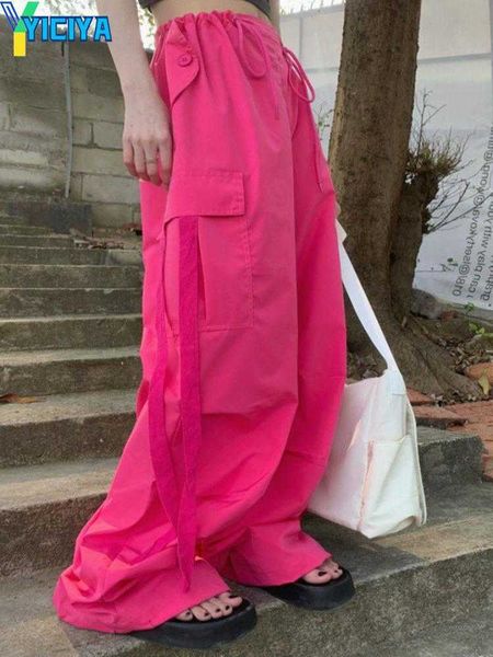 yiciya women's pants women cargo loose baggy pink korean fashion high waist trousers moda pantalones anchos sueltos mujer, Black;white
yiciya women's pants women cargo loose baggy pink korean fashion high waist trousers moda pantalones anchos sueltos mujer, Black;white
