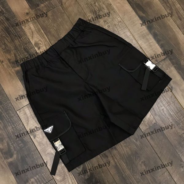 xinxinbuy men women designer shorts pant nylon multiple pockets milan metal triangle label spring summer black s-xl
xinxinbuy men women designer shorts pant nylon multiple pockets milan metal triangle label spring summer black s-xl