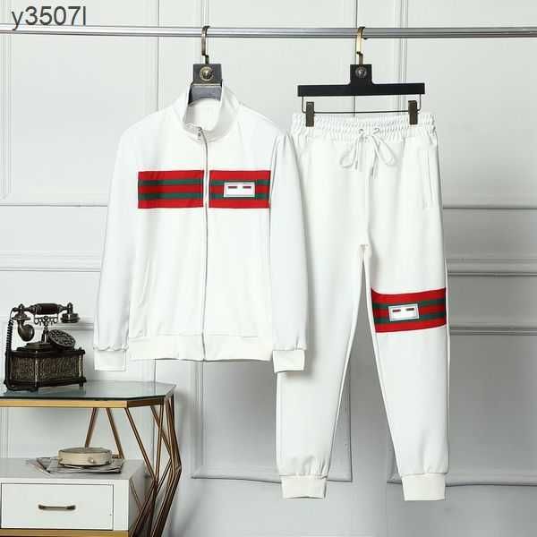 2023 spring designer men's tracksuits colpus sleeve letter side webbing stripe womens zipper stripe running suits patchwork pants axyl, Gray
2023 spring designer men's tracksuits colpus sleeve letter side webbing stripe womens zipper stripe running suits patchwork pants axyl, Gray