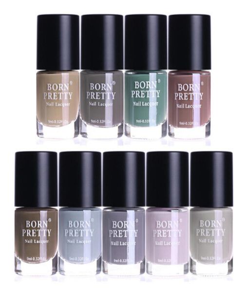 born pretty 9ml 9 bottles matte dull nail polish set grey pink green lacquer varnish manicure nail art polish2908010
born pretty 9ml 9 bottles matte dull nail polish set grey pink green lacquer varnish manicure nail art polish2908010