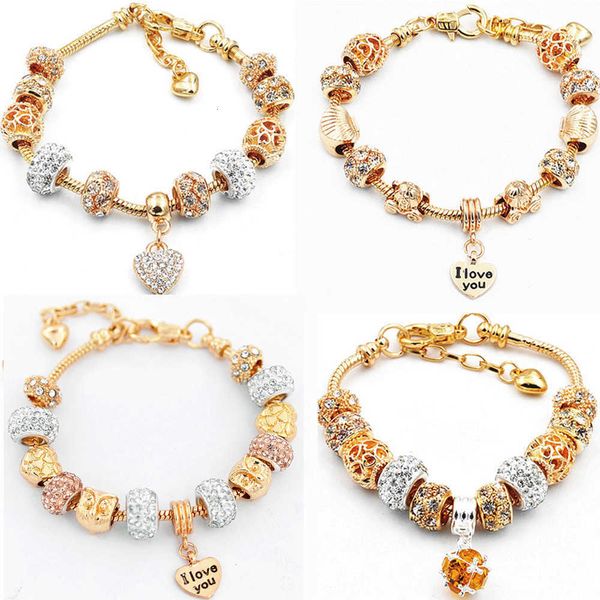 jewelry bracelet diy alloy large hole bead full of diamond love gold shell bracelet jewelry, Black
jewelry bracelet diy alloy large hole bead full of diamond love gold shell bracelet jewelry, Black