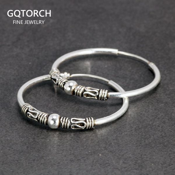 huggie 30mm hoop earrings for women 925 sterling silver retro round thai silver circle women jewelry accessory punk brincos pendientes, Golden;silver
huggie 30mm hoop earrings for women 925 sterling silver retro round thai silver circle women jewelry accessory punk brincos pendientes, Golden;silver