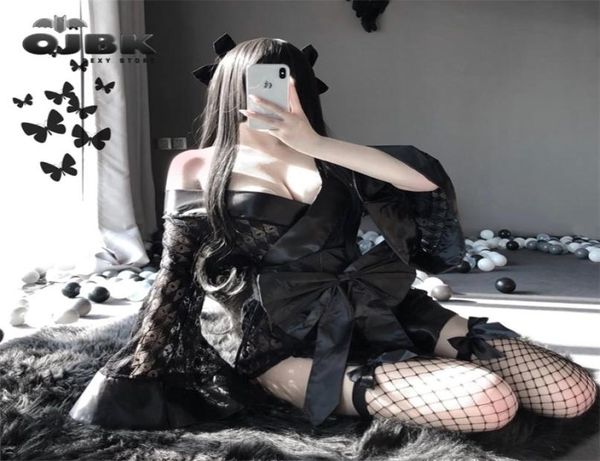 cosplay uniform dark japanese kimono erotic costumes for women robe cardigan role play net yarn black 3pcs lingerie set 220218226353, Red;black
cosplay uniform dark japanese kimono erotic costumes for women robe cardigan role play net yarn black 3pcs lingerie set 220218226353, Red;black