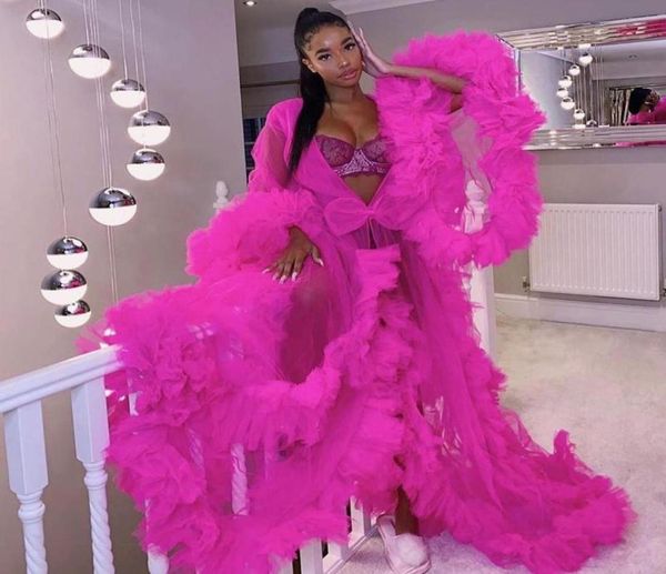 chic ruffles tulle long sleeve women winter kimono ladies party sleepwear bathrobe sheer nightgown robe dress3620687, White
chic ruffles tulle long sleeve women winter kimono ladies party sleepwear bathrobe sheer nightgown robe dress3620687, White