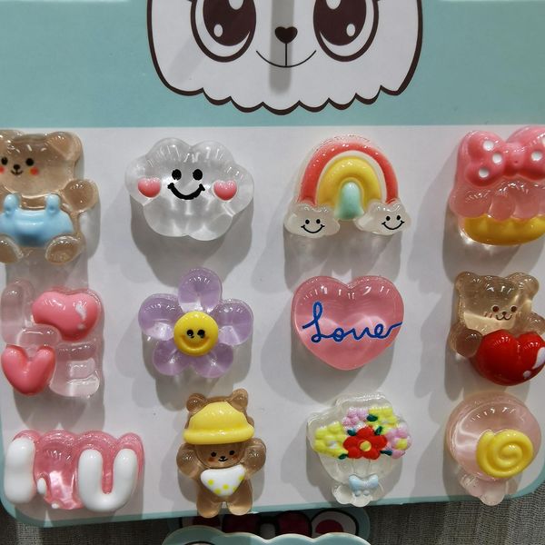 polish 500pieces 2027mm diy jelly smile flower lollipop rainbow heart sticker scrapbook for woman kids hairpin jewelry accdessories, Blue
polish 500pieces 2027mm diy jelly smile flower lollipop rainbow heart sticker scrapbook for woman kids hairpin jewelry accdessories, Blue
