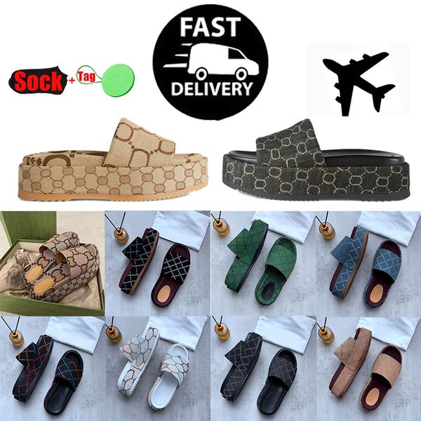 womens fashion slippers embroidered canvas designer slides slip on slipper girls 60mm slipper covered platform sandals eur 35-45, Black
womens fashion slippers embroidered canvas designer slides slip on slipper girls 60mm slipper covered platform sandals eur 35-45, Black