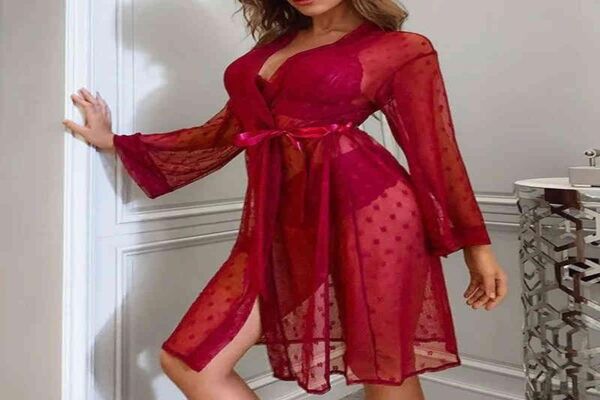 3 pieces set women039s nightgown transparent lace mesh nightdress tulle suspender skirt bathrobe lingerie sleepwear9716686, Red;black
3 pieces set women039s nightgown transparent lace mesh nightdress tulle suspender skirt bathrobe lingerie sleepwear9716686, Red;black