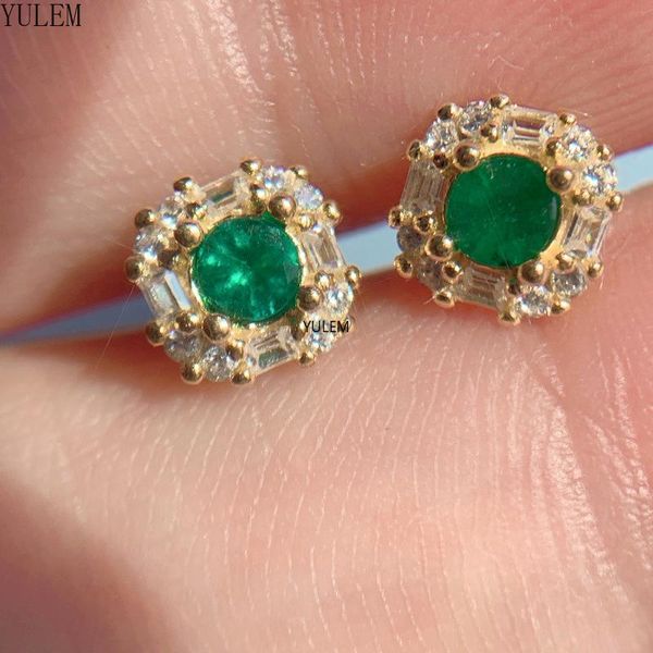 stud 925 sterling silver inlaid natural emerald women's fresh and small plant gemstone earrings stud support check, Golden;silver
stud 925 sterling silver inlaid natural emerald women's fresh and small plant gemstone earrings stud support check, Golden;silver