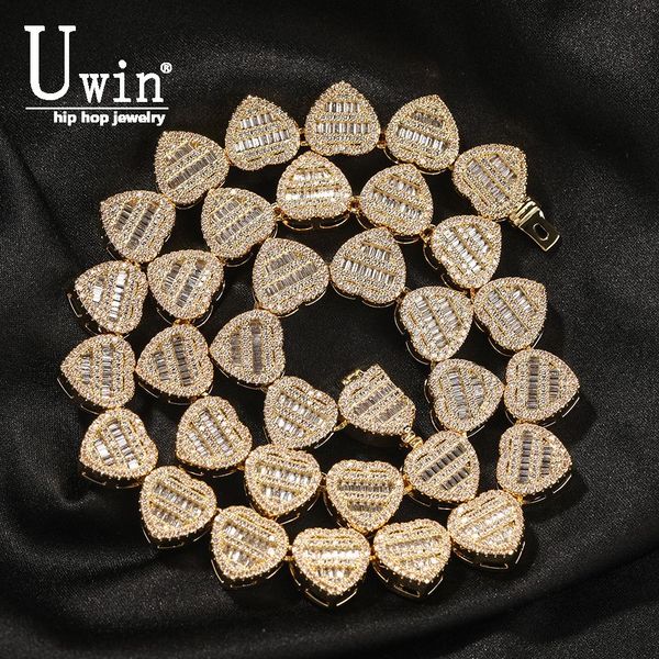 necklaces uwin baguette cz heart necklace 12mm full iced out cubic zirconia choker charm fashion hip hop jewelry holiday gift for women, Silver
necklaces uwin baguette cz heart necklace 12mm full iced out cubic zirconia choker charm fashion hip hop jewelry holiday gift for women, Silver