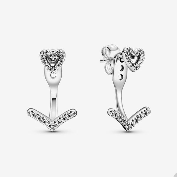 wishbone pendant heart stud earrings for pandora 925 sterling silver wedding jewelry designer earring set for women crystal diamond love ear, Golden;silver
wishbone pendant heart stud earrings for pandora 925 sterling silver wedding jewelry designer earring set for women crystal diamond love ear, Golden;silver
