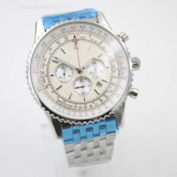watch 46mm new quality b06 b01 navitimer chronograph battery movement quartz silver dial men stainsteel steel mens wristwatches, Slivery;black
watch 46mm new quality b06 b01 navitimer chronograph battery movement quartz silver dial men stainsteel steel mens wristwatches, Slivery;black
