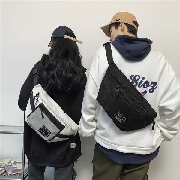 men's and women's messenger bag street trend style polyester material waist bag letter pattern chest bag style
men's and women's messenger bag street trend style polyester material waist bag letter pattern chest bag style