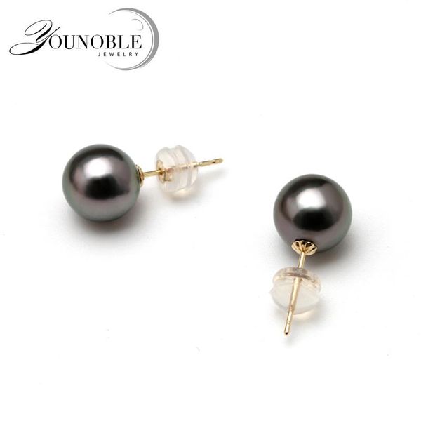 stud anti allergic real 18k gold earrings round seawater tahitian black pearls stud earrings girls jewelry women trendy anniversary, Golden;silver
stud anti allergic real 18k gold earrings round seawater tahitian black pearls stud earrings girls jewelry women trendy anniversary, Golden;silver