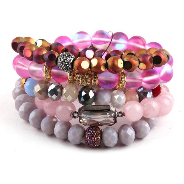 bangle fashion jewelry bracelet sets beautiful pink women bracelet set natural stone glass crystal pave bracelets, Black
bangle fashion jewelry bracelet sets beautiful pink women bracelet set natural stone glass crystal pave bracelets, Black