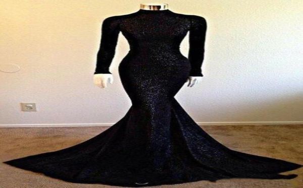 elegant black sequins longsleeve mermaid evening dress highneck modest long sleeve blingbling girls pageant prom gowns formal pa5603742, Black;red
elegant black sequins longsleeve mermaid evening dress highneck modest long sleeve blingbling girls pageant prom gowns formal pa5603742, Black;red