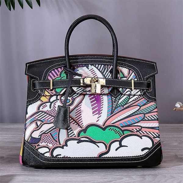 family h birkins bag leather tote women's genuine colored graffiti lace women's handbag original logo
family h birkins bag leather tote women's genuine colored graffiti lace women's handbag original logo