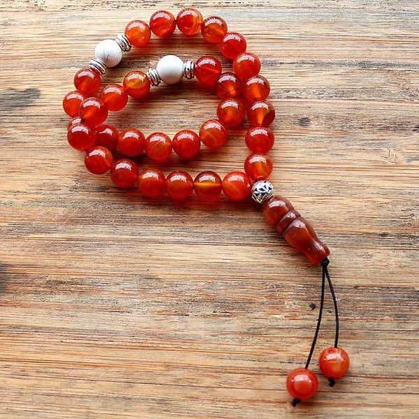 bangle muslim tasbih rosary misbaha 33 beads natural red agate stone handmade islam subha misbaha allah prayer beads, Black
bangle muslim tasbih rosary misbaha 33 beads natural red agate stone handmade islam subha misbaha allah prayer beads, Black