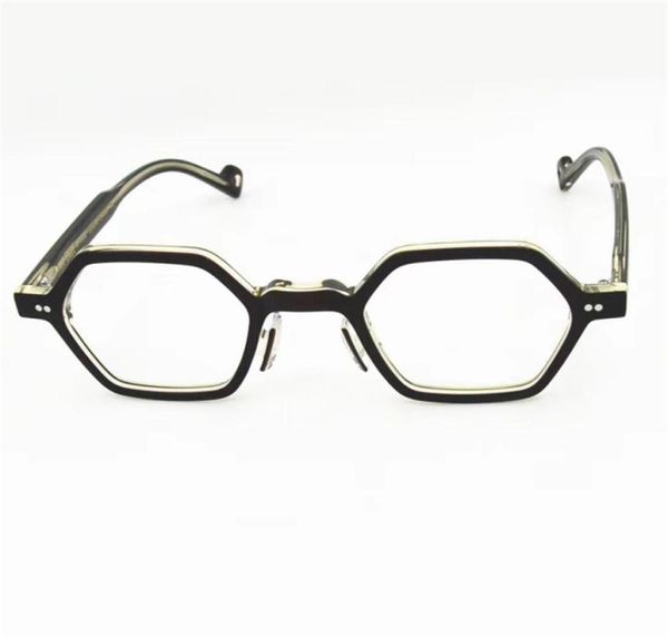 james tart 370 optical eyeglasses for retro style antiblue light lens plate hexagon full frame storage bag1929380, White;black
james tart 370 optical eyeglasses for retro style antiblue light lens plate hexagon full frame storage bag1929380, White;black