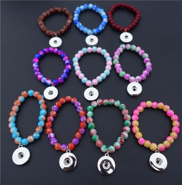 bangle 30 pieces kids girls colorful glass beads bracelet metal 18mm snap buttons handmade strand elastic wristband jewelry mix colors, Black
bangle 30 pieces kids girls colorful glass beads bracelet metal 18mm snap buttons handmade strand elastic wristband jewelry mix colors, Black