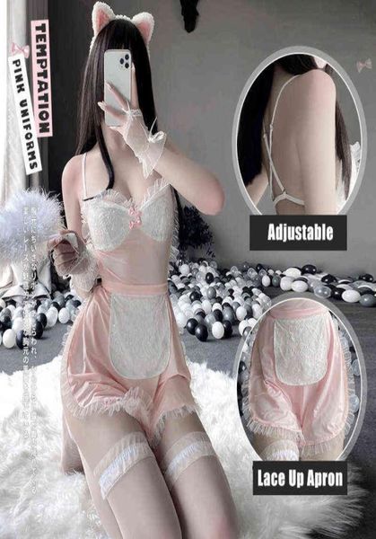 lilicochan lace bow women pink maid dress outfit patchwork backless bandage erotic costumes sweet cute cosplay lingerie new 22241671, Red;black
lilicochan lace bow women pink maid dress outfit patchwork backless bandage erotic costumes sweet cute cosplay lingerie new 22241671, Red;black