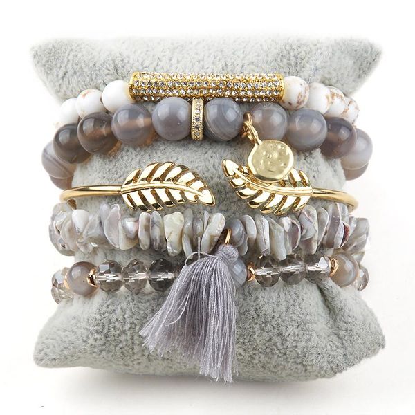 bangle rh fashion beaded bracelet sets tassel charm 6pc stack leaf bangle bracelets set for women jewelry friends birthday, Black
bangle rh fashion beaded bracelet sets tassel charm 6pc stack leaf bangle bracelets set for women jewelry friends birthday, Black