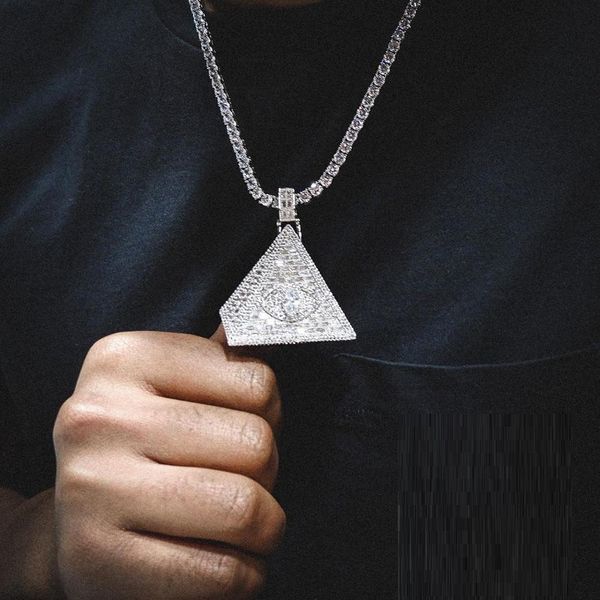 necklaces iced out bling hiphop men jewelry 5a square cz cubic zirconia pyramid pendant tennis chain necklace, Silver
necklaces iced out bling hiphop men jewelry 5a square cz cubic zirconia pyramid pendant tennis chain necklace, Silver