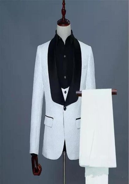 new white men suits wedding groom tuxedos slim fit bridegroom suits 3 pieces jacketpantsvest man prom blazer 3707896335, Black;gray
new white men suits wedding groom tuxedos slim fit bridegroom suits 3 pieces jacketpantsvest man prom blazer 3707896335, Black;gray