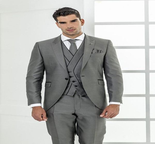 new customize one button gray groom tuxedos peak lapel groomsmen mens wedding business prom suits jacketpantsvest 6572542620, Black;gray
new customize one button gray groom tuxedos peak lapel groomsmen mens wedding business prom suits jacketpantsvest 6572542620, Black;gray