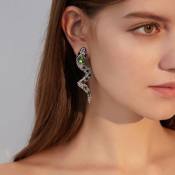 back rongho vintage multi crystal snake clip earrings for women hiphop earring show jewelry long snake earring clips, Silver
back rongho vintage multi crystal snake clip earrings for women hiphop earring show jewelry long snake earring clips, Silver