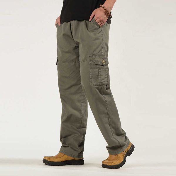 summer new style outer single cargo pants middle-aged men's casual trousers multi pocket cargo pants large men, Black
summer new style outer single cargo pants middle-aged men's casual trousers multi pocket cargo pants large men, Black