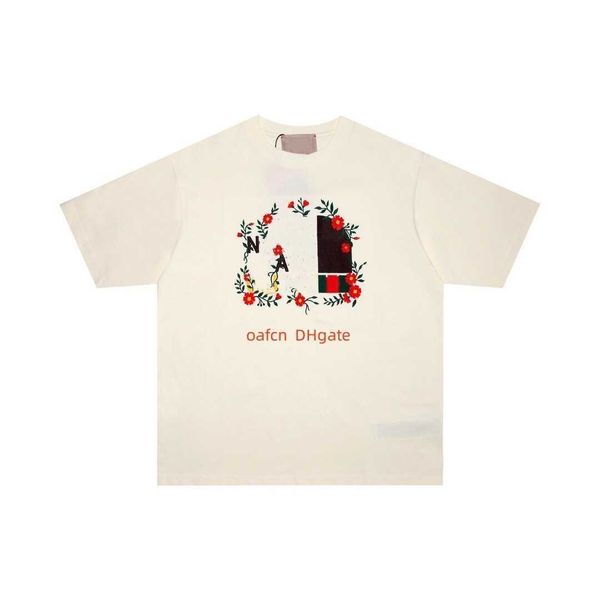23ss spring/summer designer men's t-shirt luxurious foam letter printing fashion women's short sleeve casual pure cotton top, White;black
23ss spring/summer designer men's t-shirt luxurious foam letter printing fashion women's short sleeve casual pure cotton top, White;black