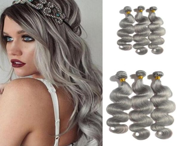 gray weave bundles 3pcs body wave peruvian human hair extension wet and wavy silver grey weft grade beauty products1985714, Black;brown
gray weave bundles 3pcs body wave peruvian human hair extension wet and wavy silver grey weft grade beauty products1985714, Black;brown