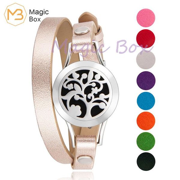 bangle new arrival many types genuine leather stainless steel (25mm ) essential oil diffuser locket bracelet with 8 pads, Black
bangle new arrival many types genuine leather stainless steel (25mm ) essential oil diffuser locket bracelet with 8 pads, Black