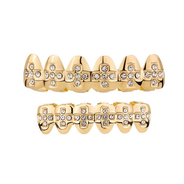 hip hop gold iced out crystal cross teeth hiphop jewelry gold teeth grillz rhinestone bottom grills set shiny tooth, Black
hip hop gold iced out crystal cross teeth hiphop jewelry gold teeth grillz rhinestone bottom grills set shiny tooth, Black
