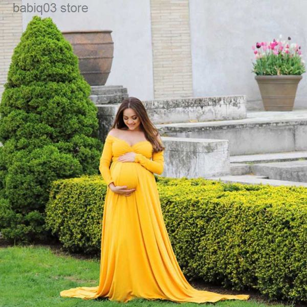 maternity dresses maternity off shoulders gown for baby shower p props dress pregnant women long sleeve maxi pregnancy dress for p shoot t23, White
maternity dresses maternity off shoulders gown for baby shower p props dress pregnant women long sleeve maxi pregnancy dress for p shoot t23, White