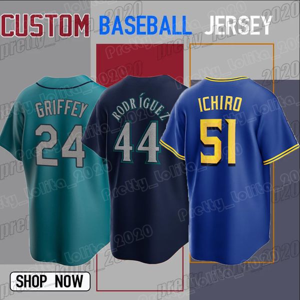 24 ken griffey 44 jr julio rodriguez mariners baseball 51 ichiro suzuki jarred kelenic eugenio suarez paul sewald aj pollock j.p. crawford s, Blue;black
24 ken griffey 44 jr julio rodriguez mariners baseball 51 ichiro suzuki jarred kelenic eugenio suarez paul sewald aj pollock j.p. crawford s, Blue;black