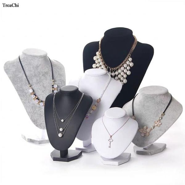 boxes 6 sizes multicolor velvet jewelry display stand pu leather model bust display stand lady necklace pendant mannequin jewelry, Black;white
boxes 6 sizes multicolor velvet jewelry display stand pu leather model bust display stand lady necklace pendant mannequin jewelry, Black;white