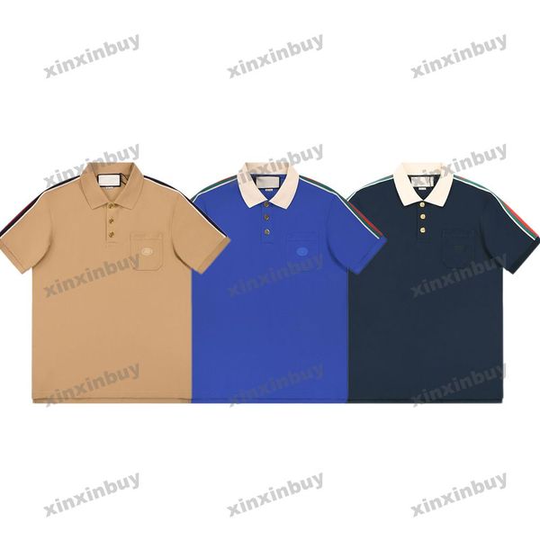 xinxinbuy men designer tee t shirt 23ss shoulder ribbon letter embroidery short sleeve cotton women blue khaki s-xl, Black;brown
xinxinbuy men designer tee t shirt 23ss shoulder ribbon letter embroidery short sleeve cotton women blue khaki s-xl, Black;brown