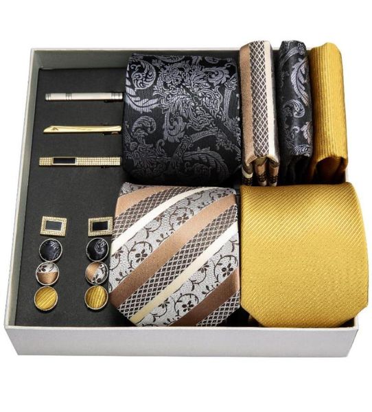 bow ties hitie black gold navy blue striped paisley fashion mens necktie 4pcs silk wedding tie gift box bussiness party drop5405705, Black;gray
bow ties hitie black gold navy blue striped paisley fashion mens necktie 4pcs silk wedding tie gift box bussiness party drop5405705, Black;gray