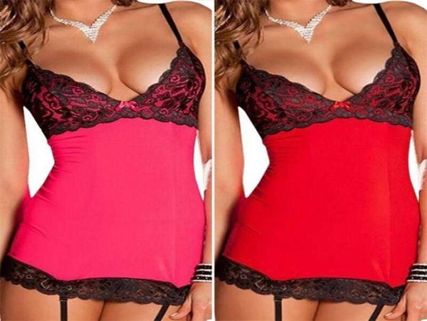 women patchwork lingerie slim fit lace corset suspenders sleepwear backless dresses 2201057288617, Red;black
women patchwork lingerie slim fit lace corset suspenders sleepwear backless dresses 2201057288617, Red;black