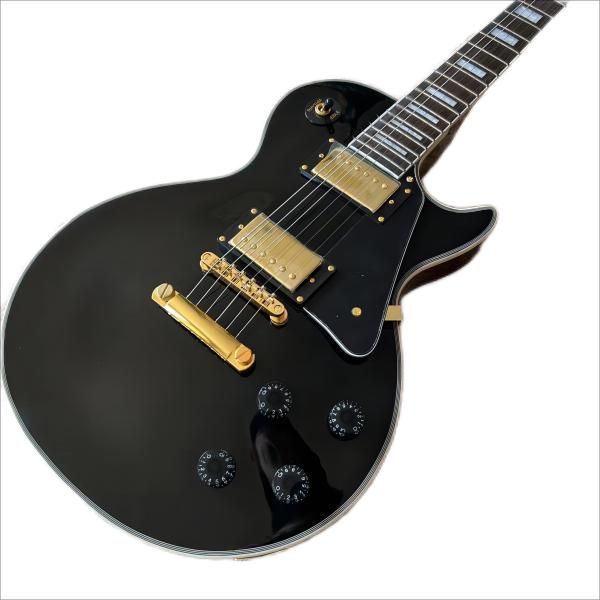 1960s black custom electric guitar gold hardware classical version factory direct456
1960s black custom electric guitar gold hardware classical version factory direct456