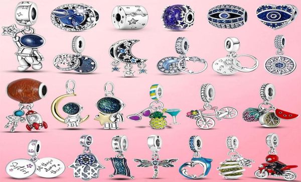 925 sterling silver astronaut moon star charms fruit pineapple pendant lucky eyes bead fit pandora bracelet for jewelry diy2814062, Bronze;silver
925 sterling silver astronaut moon star charms fruit pineapple pendant lucky eyes bead fit pandora bracelet for jewelry diy2814062, Bronze;silver