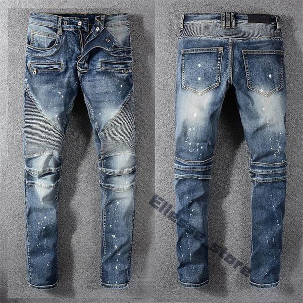 mens designer jeans distressed ripped biker slim fit motorcycle bikers denim for men s fashion mans black pants pour hommes rhfv, Blue
mens designer jeans distressed ripped biker slim fit motorcycle bikers denim for men s fashion mans black pants pour hommes rhfv, Blue