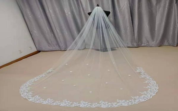 bridal veils 2021 selling wedding one layers gorgeous appliques lace on edge chapel length veil9732033, Black
bridal veils 2021 selling wedding one layers gorgeous appliques lace on edge chapel length veil9732033, Black
