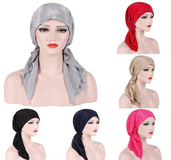 new headwear bandana tichel for cancer ladies turbante women ruffle headscarf chemo hat turban head scarves pretied x08036860492, Blue;gray
new headwear bandana tichel for cancer ladies turbante women ruffle headscarf chemo hat turban head scarves pretied x08036860492, Blue;gray