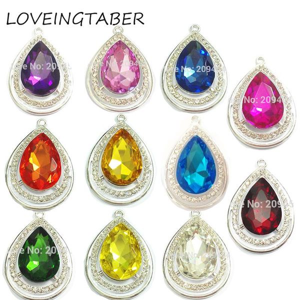 necklaces ( choose color first ) 10pcs/lot silvery water drop rhinestone crystal pendants for necklace, Silver
necklaces ( choose color first ) 10pcs/lot silvery water drop rhinestone crystal pendants for necklace, Silver