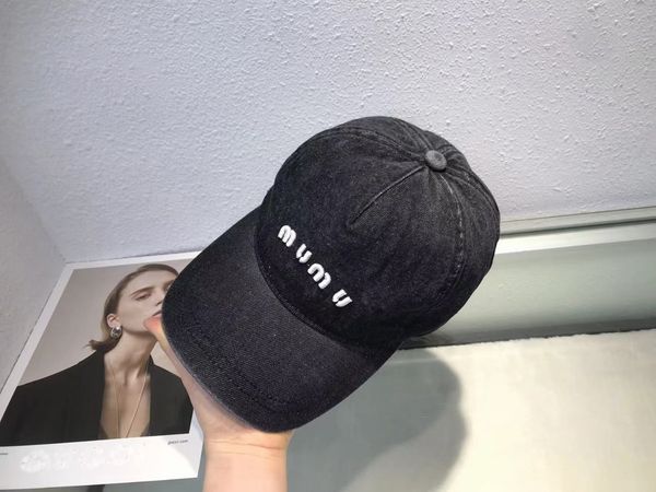 new miu letter embroidery denim baseball cap female designer beanie hat large brim small face cover basin outdoor sunscreen, Blue;gray
new miu letter embroidery denim baseball cap female designer beanie hat large brim small face cover basin outdoor sunscreen, Blue;gray